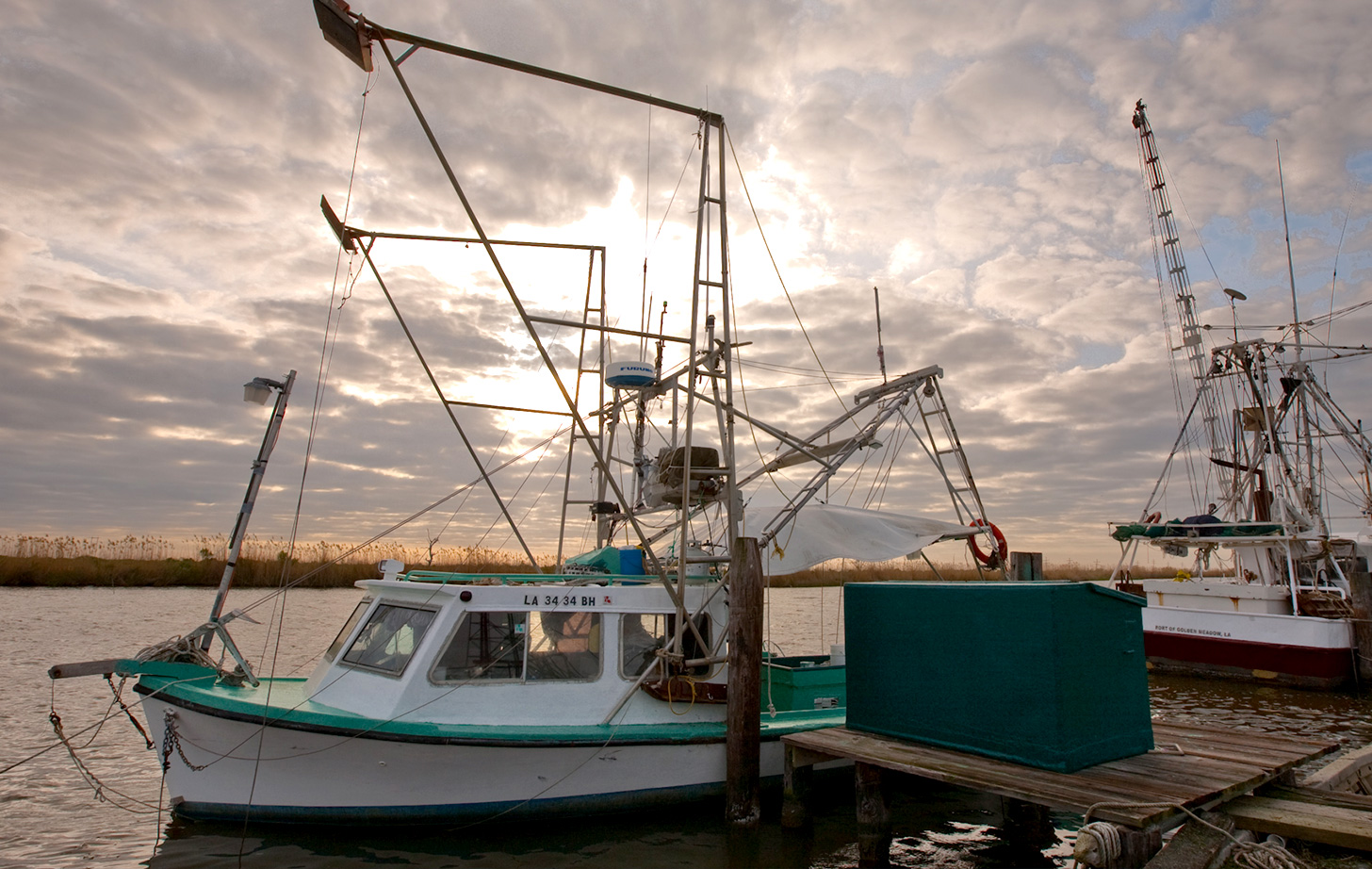 Fishing boat docked